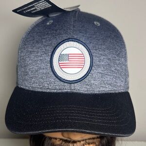 PGA Tour Heather Gray and Black Golf Cap